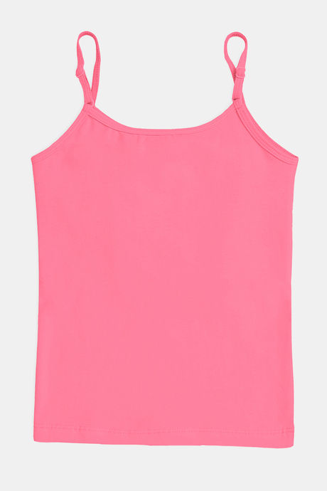 YouGotPlanB Girls Cotton Padded Camisole (Pack of 2) - Multicolor — image 3